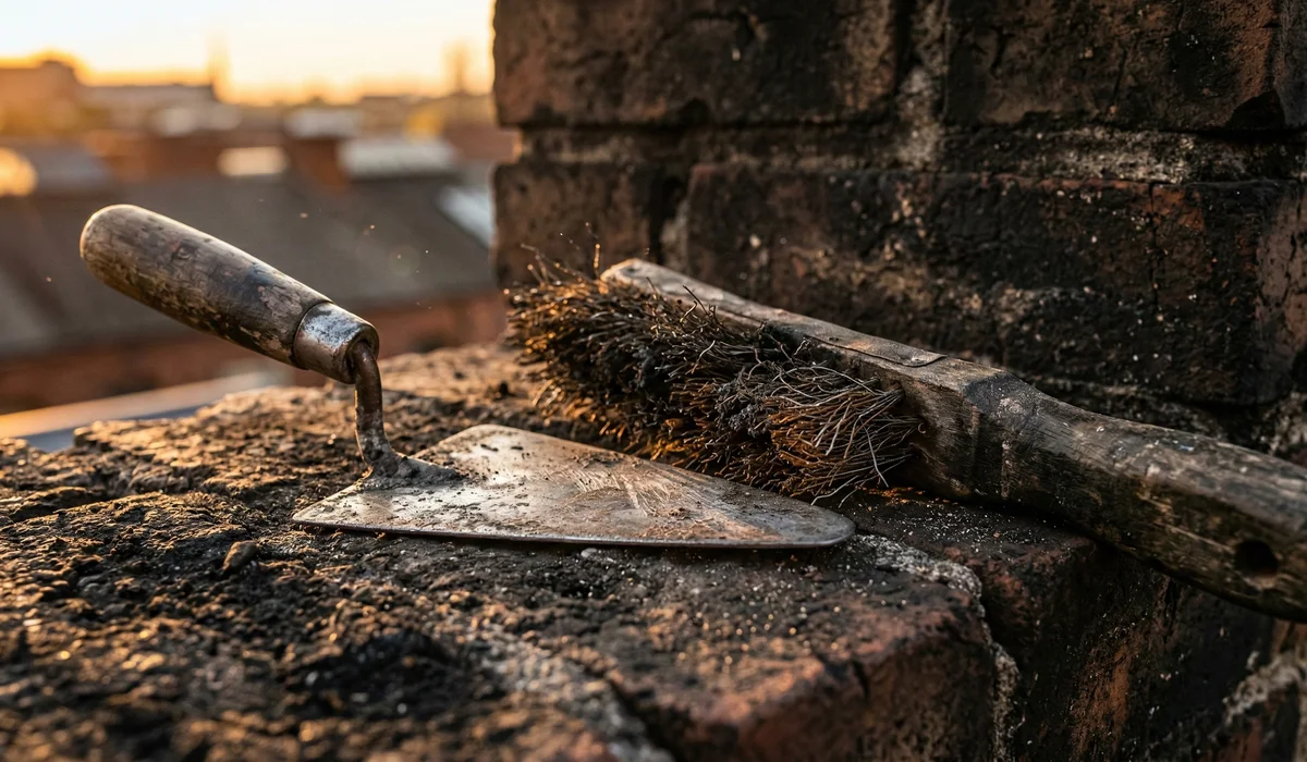 Chimney Cleaning service visual