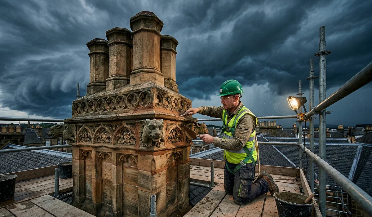 Chimney Crown Repair service visual