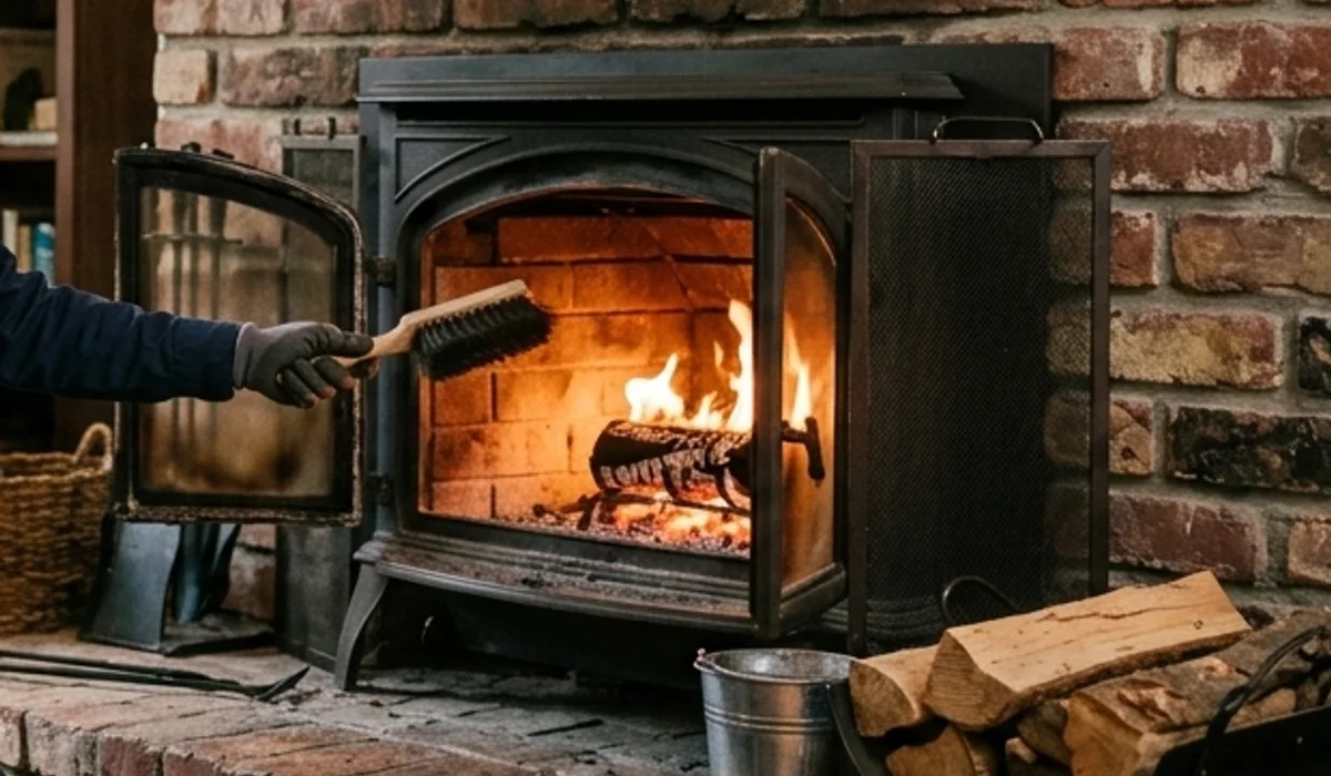 Smoke Chamber Parging service visual